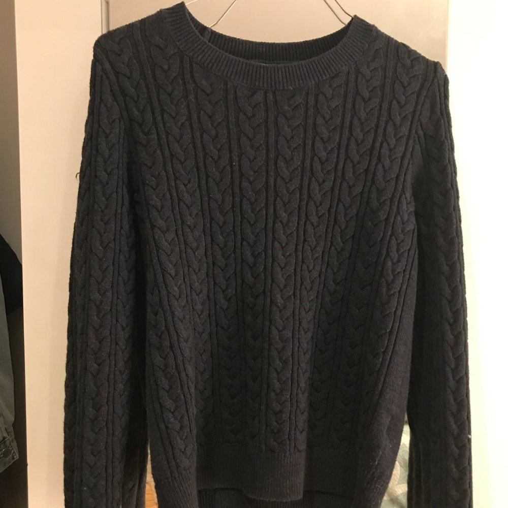 Navy Knit Sweater